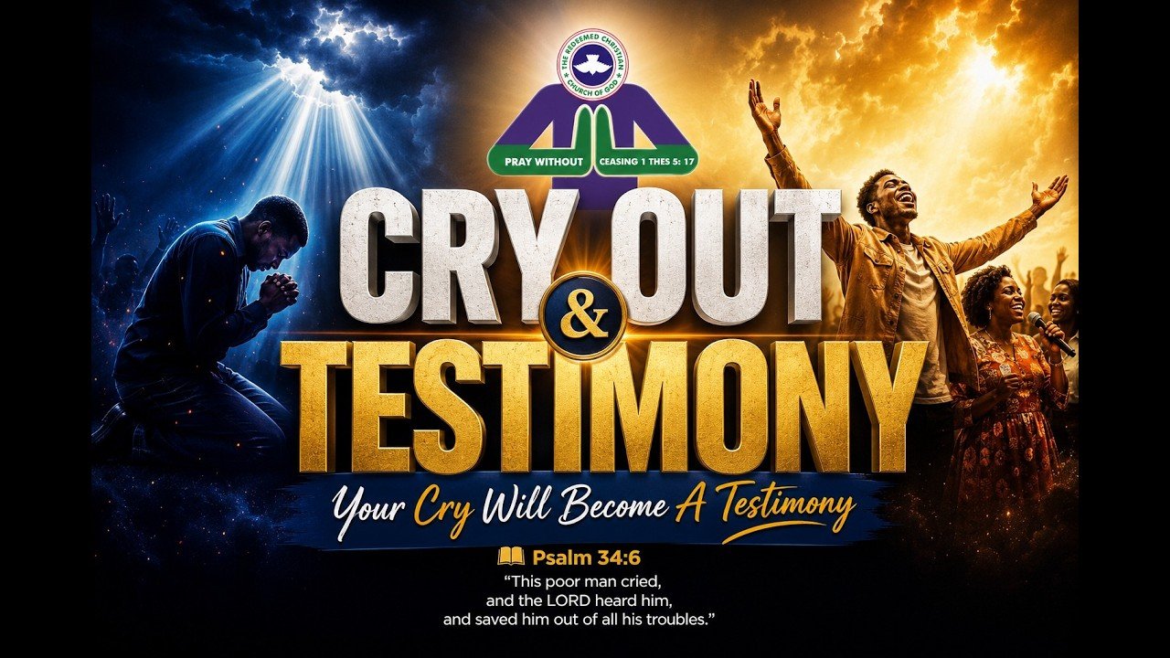 Cry Out & Testimony programme artwork